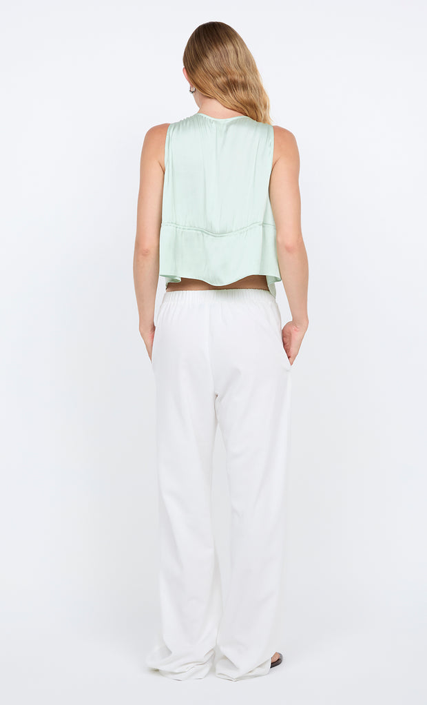 DELPHI GATHERED TOP - MINT