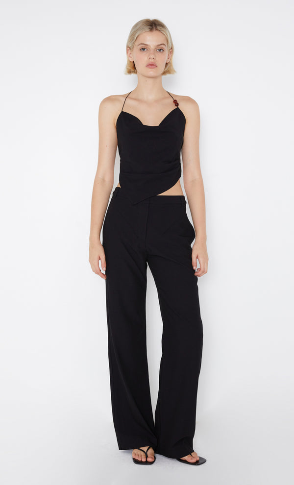 Desiree Straight Leg Pant in Black by Bec+ Bridge