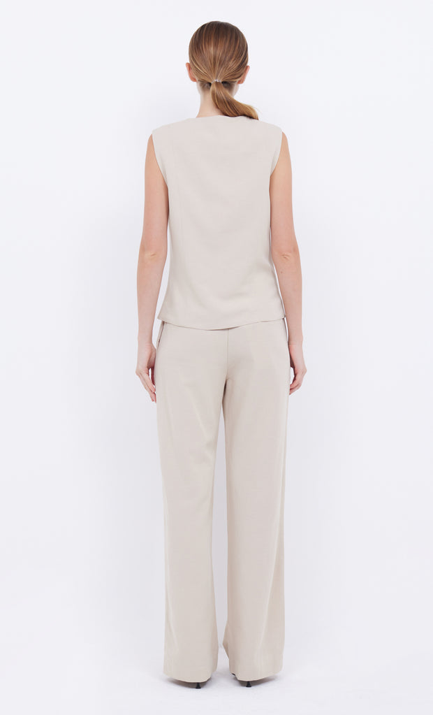 Desiree Tailored Vest in Sand by Bec + Bridge