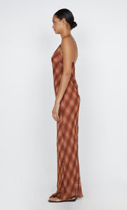 Devi Maxi Dress in Desert Check by Bec + Bridge