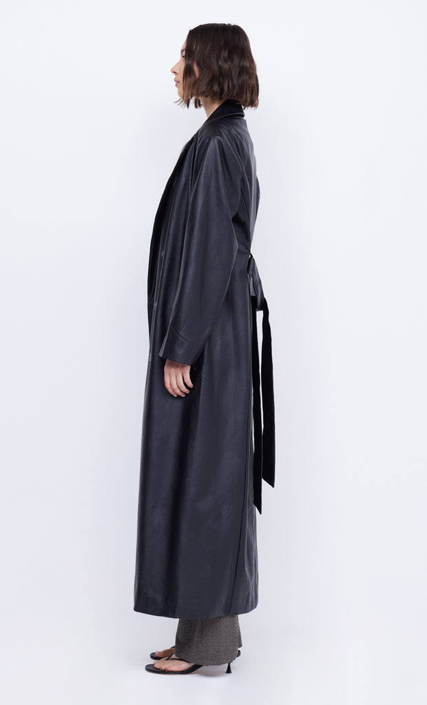 Black Domica Trench Coat by Bec + Bridge