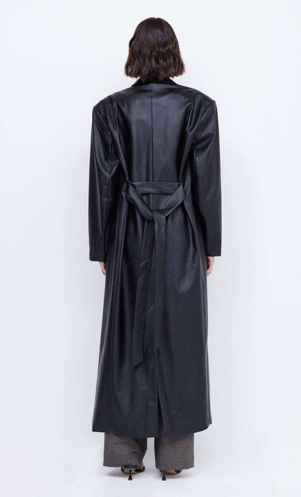 Black Domica Trench Coat by Bec + Bridge