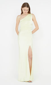 The Dreamer Asym bridesmaid Dress in Ice Yellow by Bec + Bridge