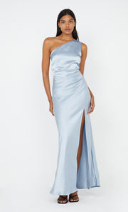 Dreamer Asym Maxi Dress in Dusty Blue by Bec + Bridge