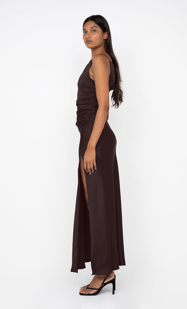 THE DREAMER MAXI DRESS - DARK CHOCOLATE