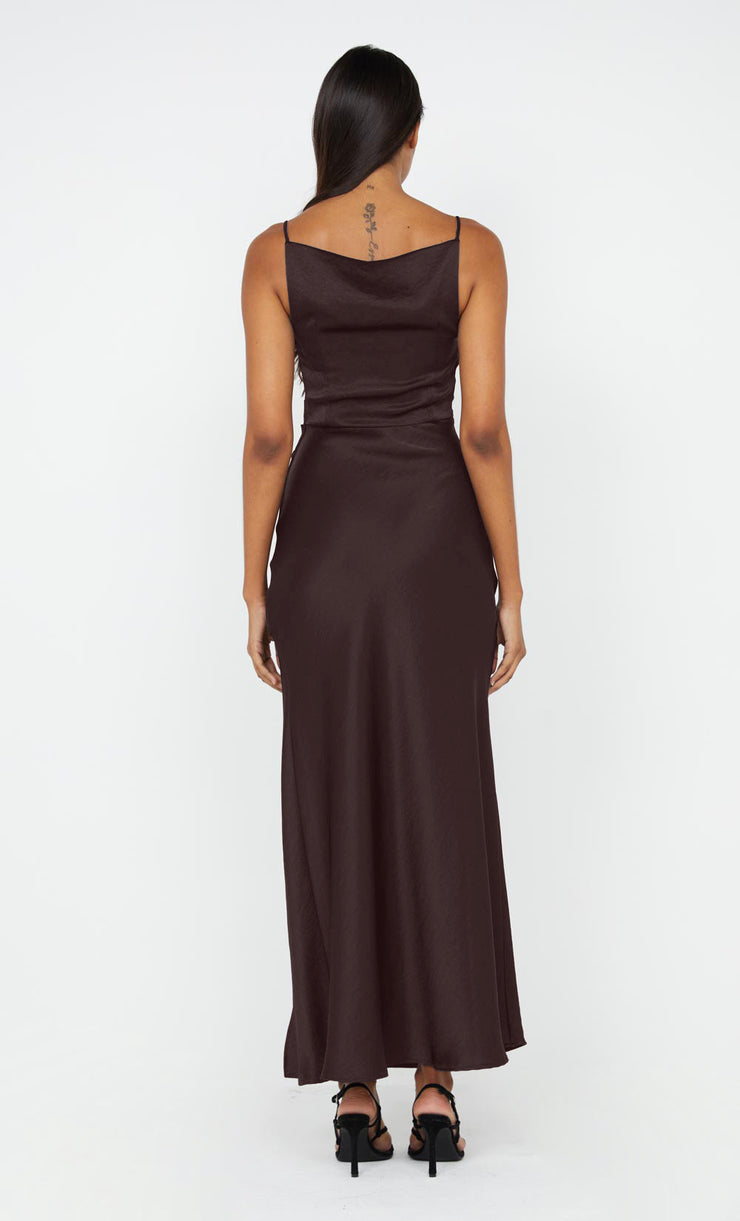 THE DREAMER MAXI DRESS - DARK CHOCOLATE