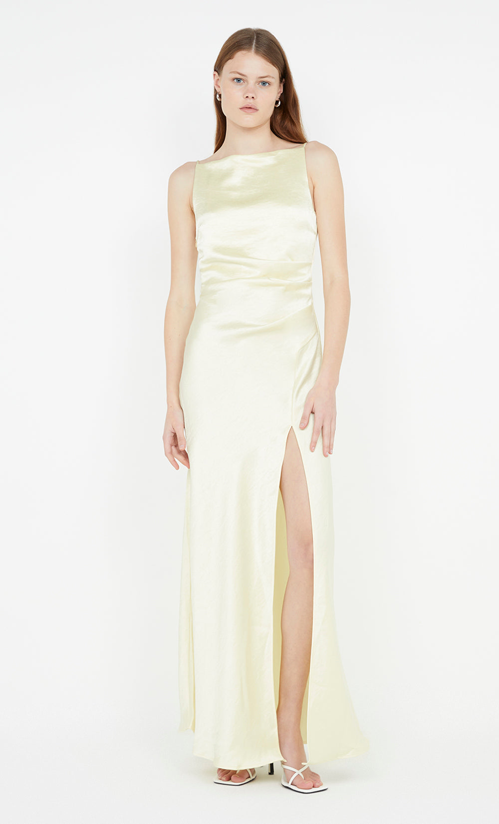 Bec and bridge yellow one shoulder dress hotsell