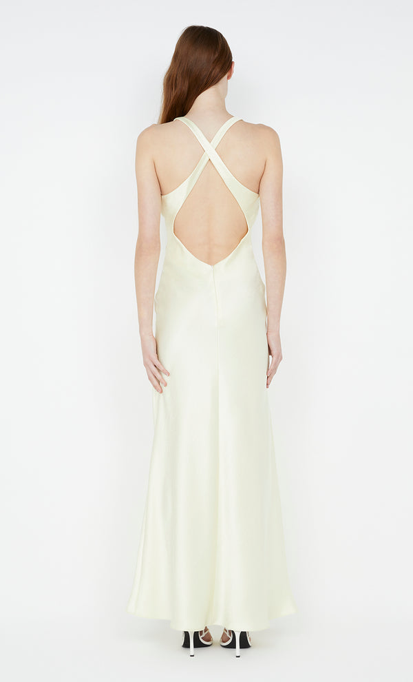 The Dreamer V Maxi Dress in Ice Yellow by Bec + Bridge