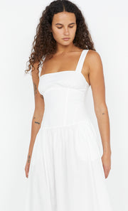 DUNE MAXI DRESS - WHITE