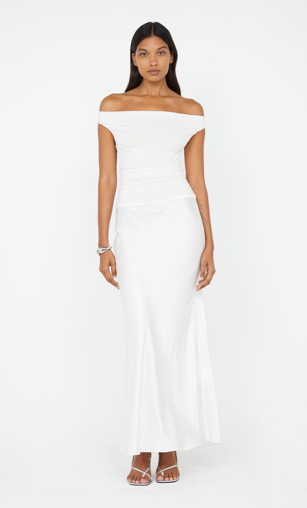 Bec Bridge Eleah Off Shoulder Dress White 16