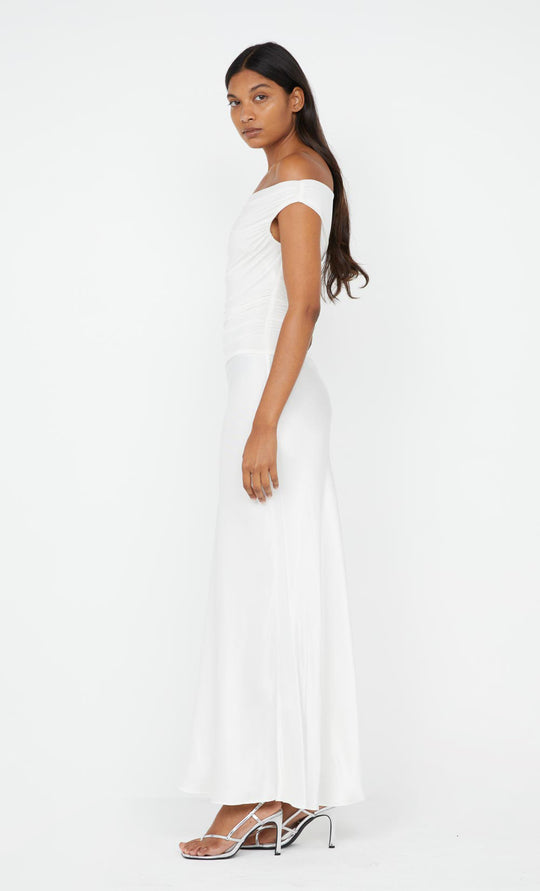 Bec Bridge Eleah Off Shoulder Dress White 16