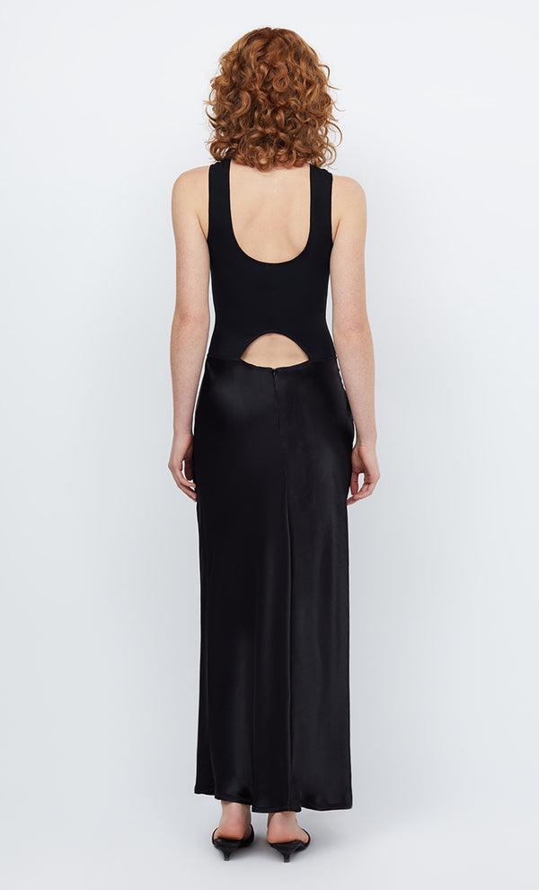 EMA MAXI DRESS - BLACK/BLACK