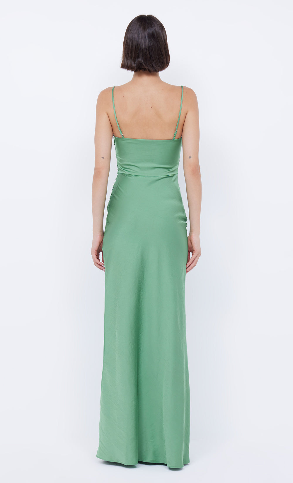 Bec and bridge green silk dress best sale