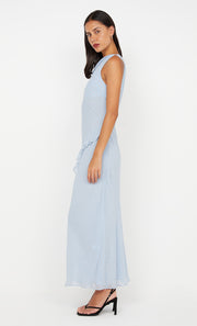 ESRA MAXI DRESS - SKY BLUE STRIPE