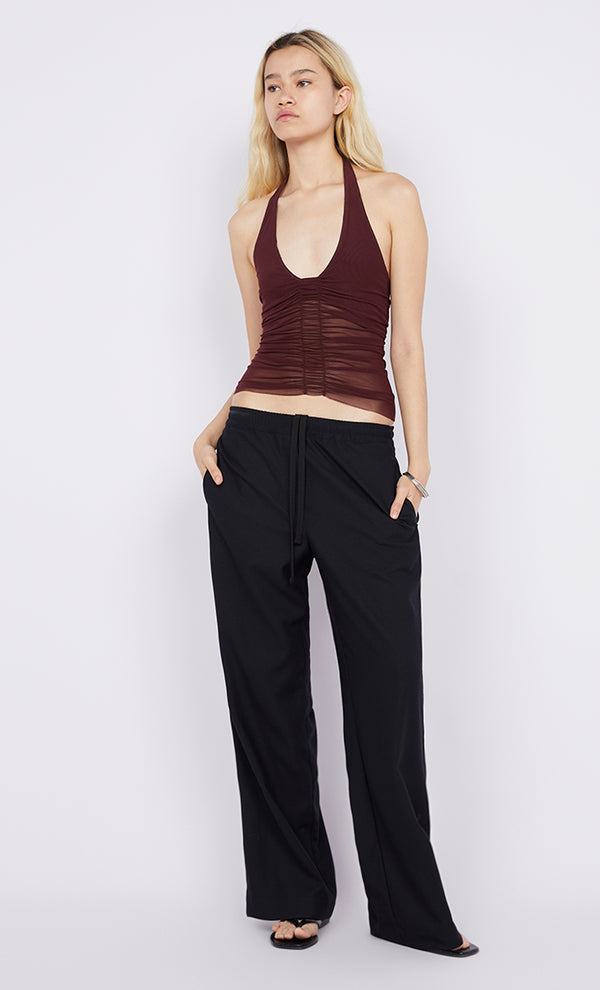 Essie Halter Top in Deep Plum by Bec + Bridge