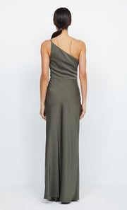 Eternity Asym One Shoulder Asym Bridesmaid Prom Dress in Dark Willow by Bec + Bridge