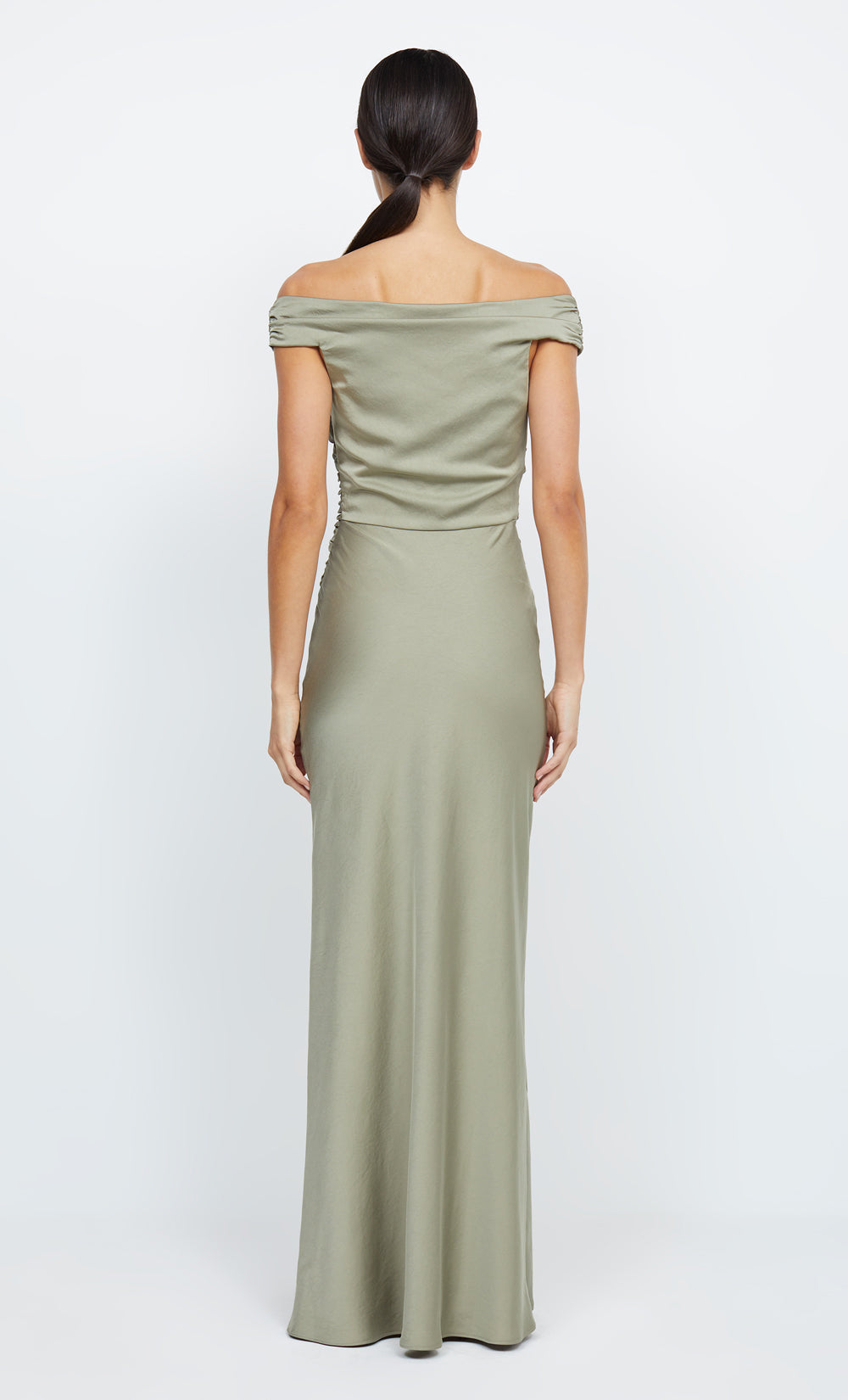 Eternity Off Shoulder Maxi in Sage Bec Bridge 10