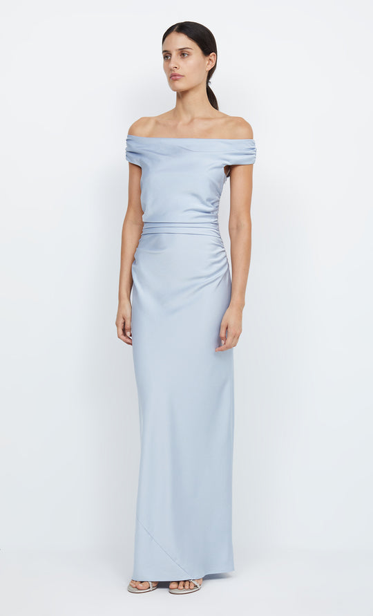 Bec and bridge blue one shoulder dress sale