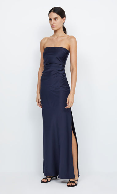 Eternity Strapless Maxi in Ink - BEC + BRIDGE – BEC + BRIDGE US