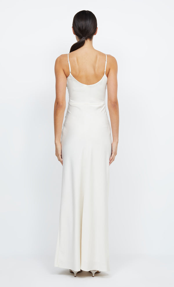 Eternity White Scoop Neck Maxi Bridesmaid Bridal Dress by Bec + Bridge