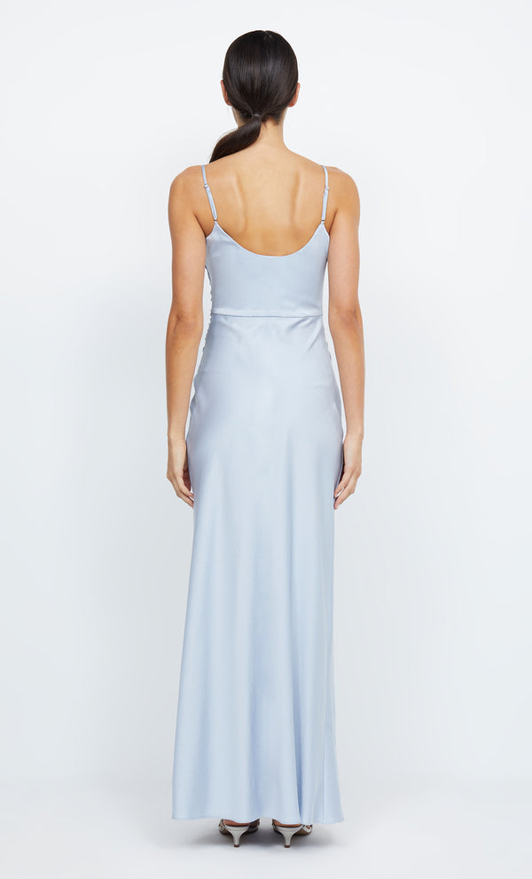 Eternity Scoop Neck Maxi Bridesmaid Dress in Dusty Blue by Bec + Bridge