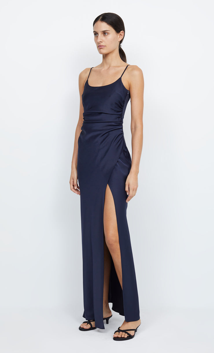 Eternity Scoop Neck Bridesmaid Prom Dress in Navy Ink by Bec + Bridge