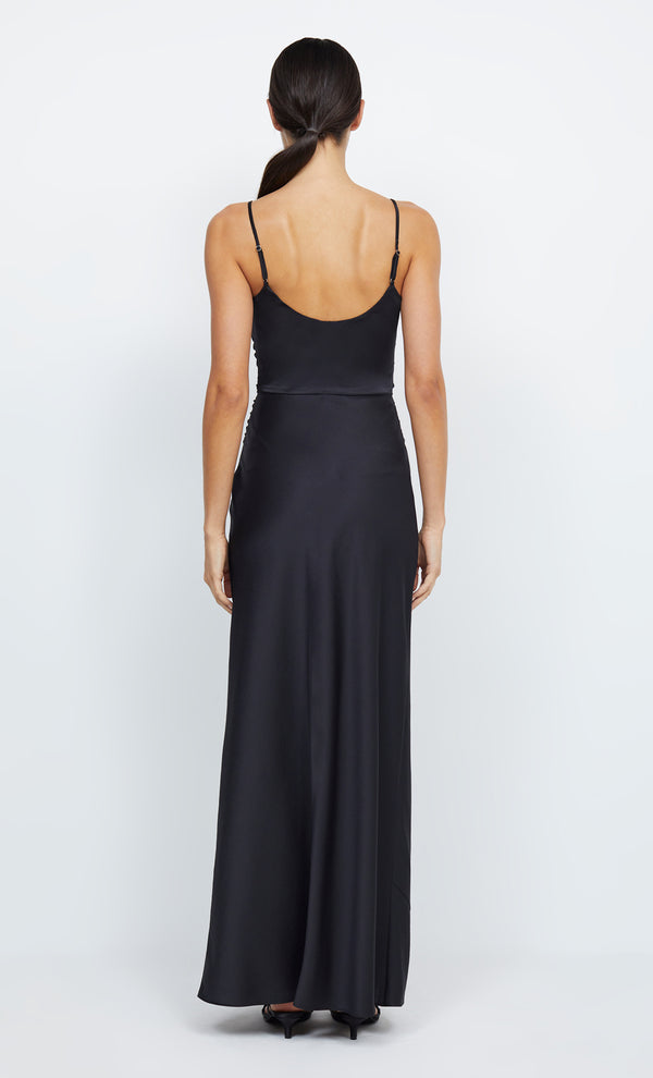 Eternity Scoop Neck Formal Prom Bridesmaid Dress in Black by Bec + Bridge