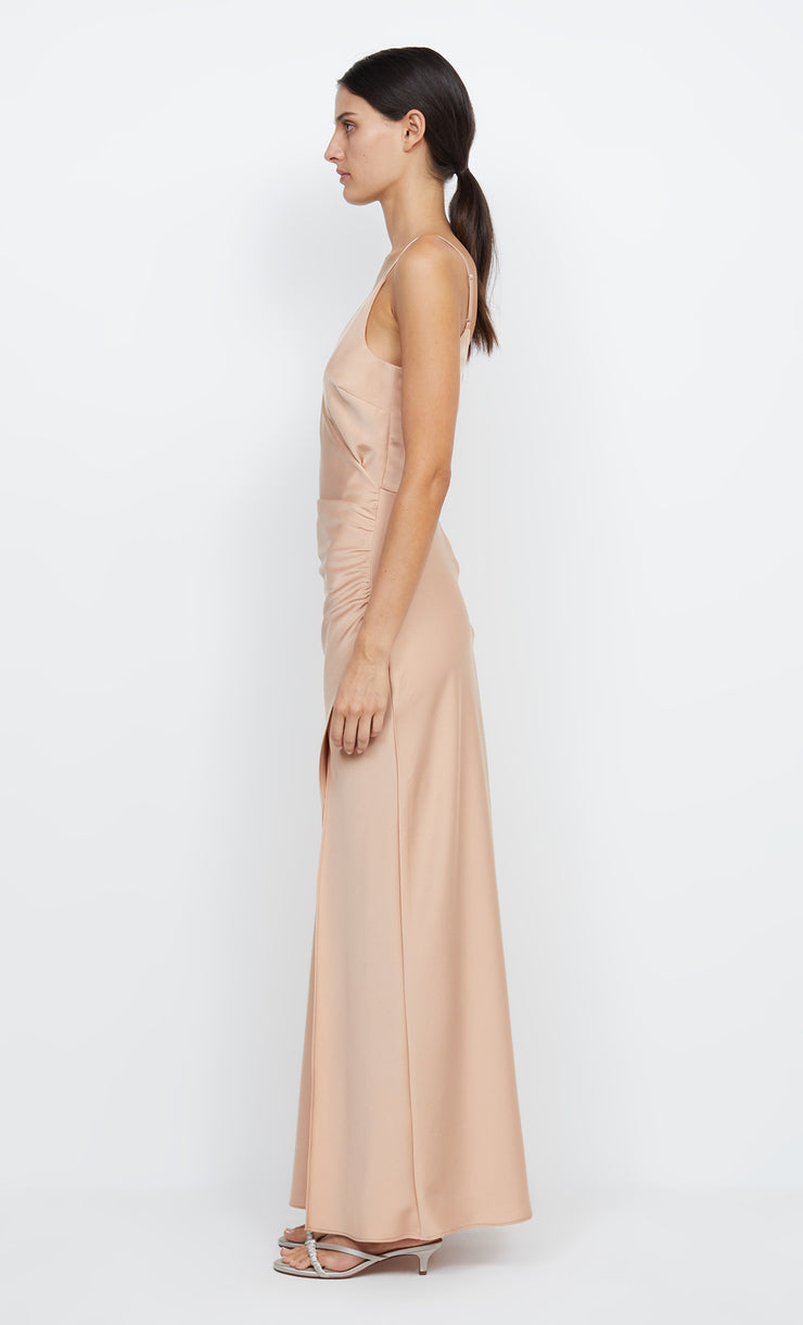 Eternity V Neck Bridesmaid Dress in Rose Gold by Bec + bridge