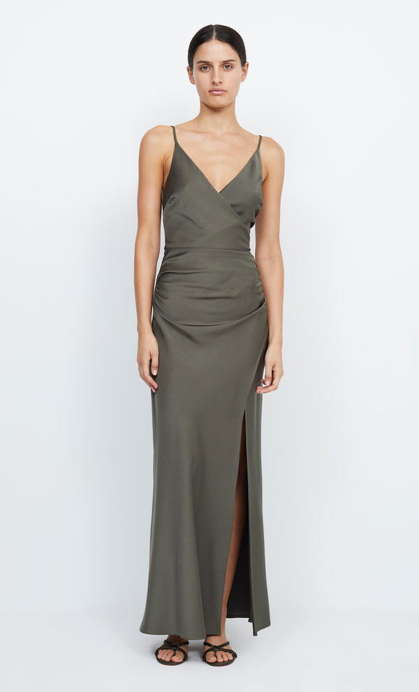 Eternity V Neck Bridesmaid Dress in Dark Willow by Bec + bridge