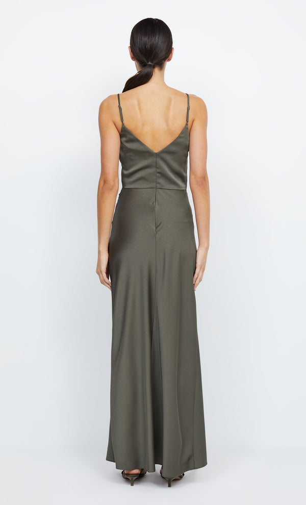 Eternity V Neck Bridesmaid Dress in Dark Willow by Bec + bridge