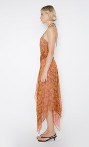 Fleur De Lis Halter Dress in Fleur print by Bec + Bridge