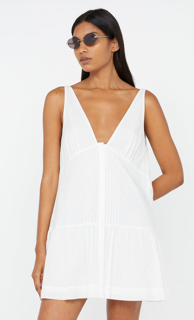 Franka Mini Dress in White by Bec + Bridge