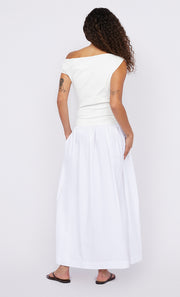 Freya Asym Maxi Dress in White by Bec + Bridge