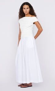 Freya Asym Maxi Dress in White by Bec + Bridge