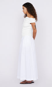 Freya Asym Maxi Dress in White by Bec + Bridge