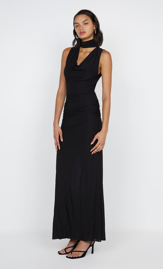 Gigi High Neck Dress in Black by Bec + Bridge