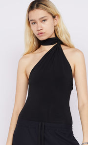 Gigi Twist Bodysuit in Black by Bec + Bridge