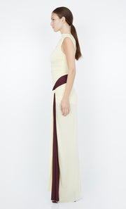 Greta Twist Maxi Dress om Butter Yellow by Bec + Bridge