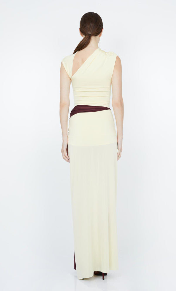 Greta Twist Maxi Dress om Butter Yellow by Bec + Bridge