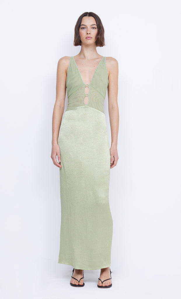 HACIE MAXI DRESS - AVOCADO