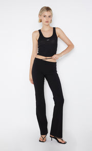 Harmony Asym Cutout Black Low Rise Pant by Bec + Bridge