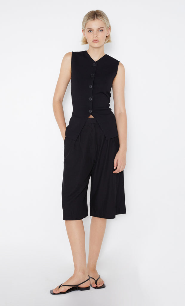 Ilora Knit Vest in Black by Bec + Bridge