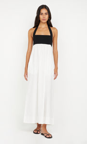 ILUKA MAXI DRESS - BLACK/WHITE