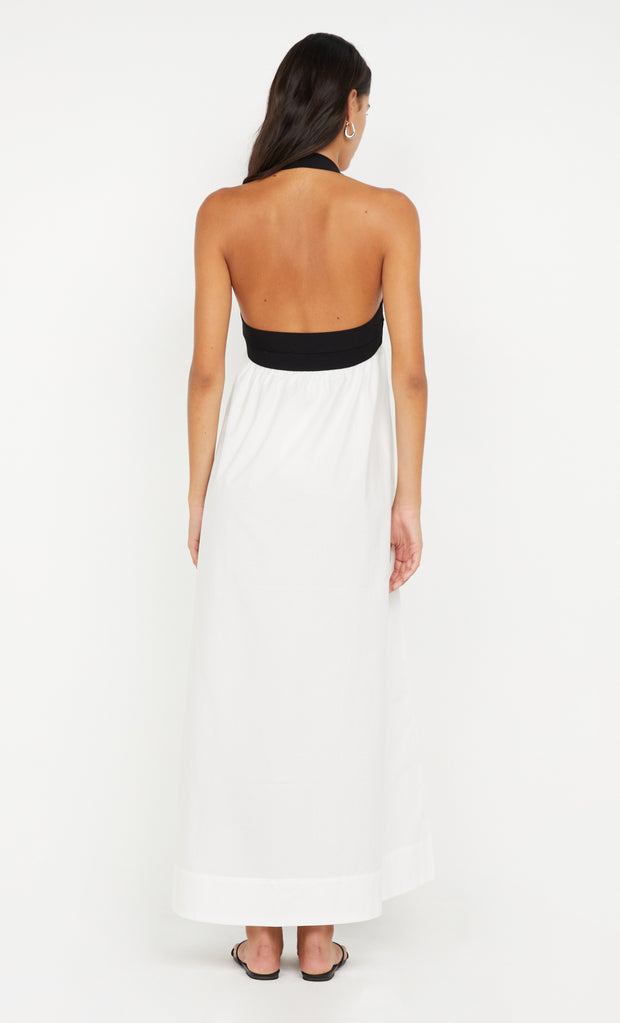 ILUKA MAXI DRESS - BLACK/WHITE