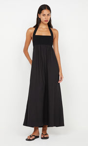 ILUKA MAXI DRESS - BLACK/BLACK