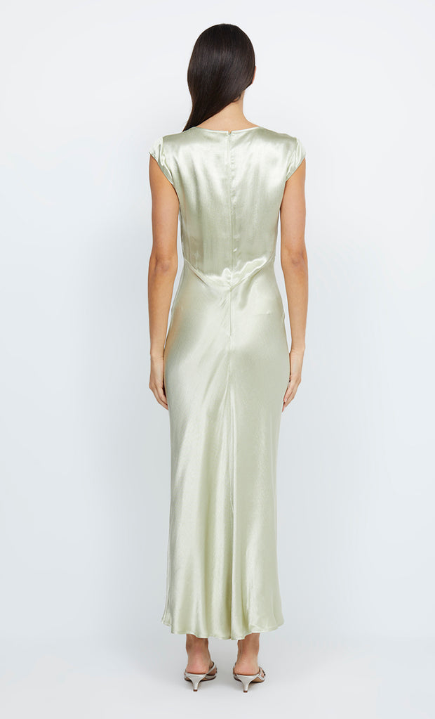 INDI V MAXI DRESS - HONEYDEW