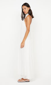 INKA HIGH NECK DRESS - IVORY