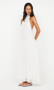 INKA HIGH NECK DRESS - IVORY