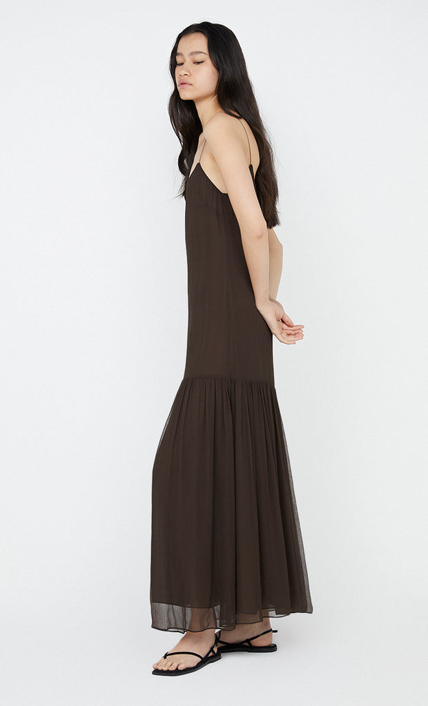 Inka Maxi Dress in Chocolate by Bec + Bridge