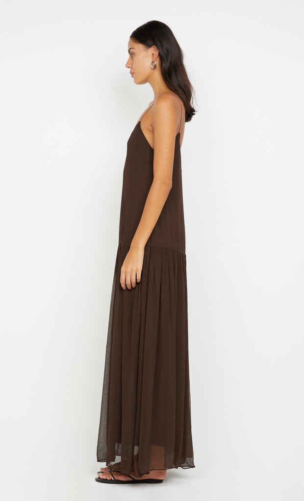 Inka Maxi Dress in Chocolate by Bec + Bridge